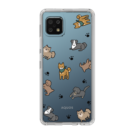 Slim Protection Case［ Original - CASEPLAY Dog All-over Pattern - color ］
