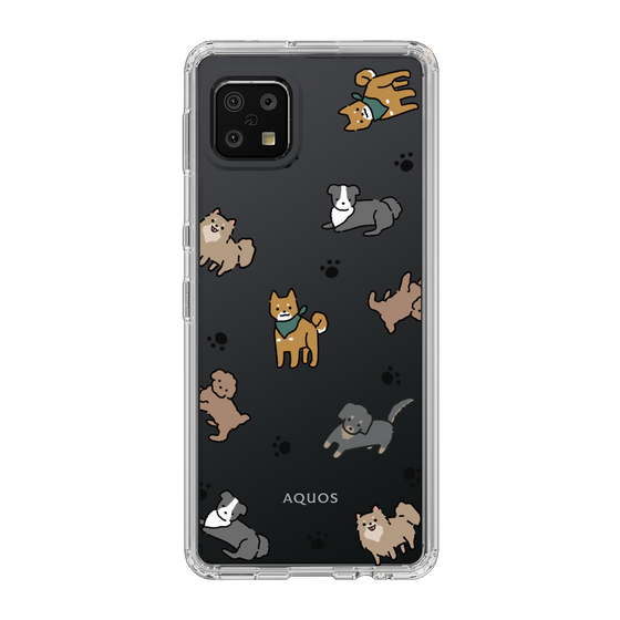 Slim Protection Case［ Original - CASEPLAY Dog All-over Pattern - color ］