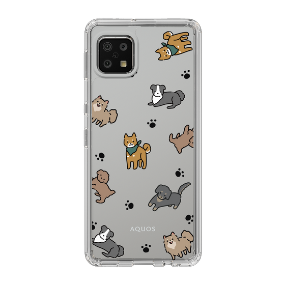 Slim Protection Case［ Original - CASEPLAY Dog All-over Pattern - color ］