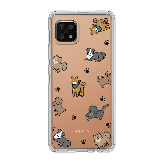 Slim Protection Case［ Original - CASEPLAY Dog All-over Pattern - color ］