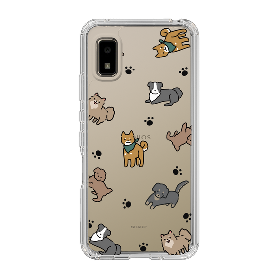 Slim Protection Case［ Original - CASEPLAY Dog All-over Pattern - color ］
