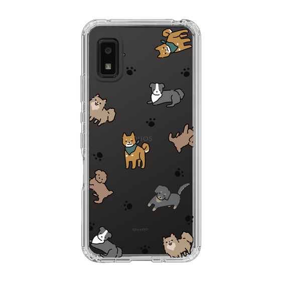 Slim Protection Case［ Original - CASEPLAY Dog All-over Pattern - color ］