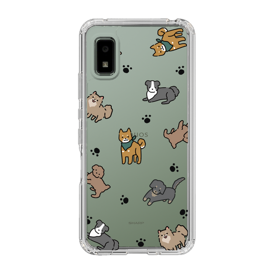 Slim Protection Case［ Original - CASEPLAY Dog All-over Pattern - color ］