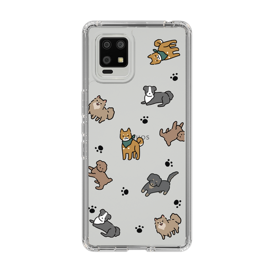 Slim Protection Case［ Original - CASEPLAY Dog All-over Pattern - color ］