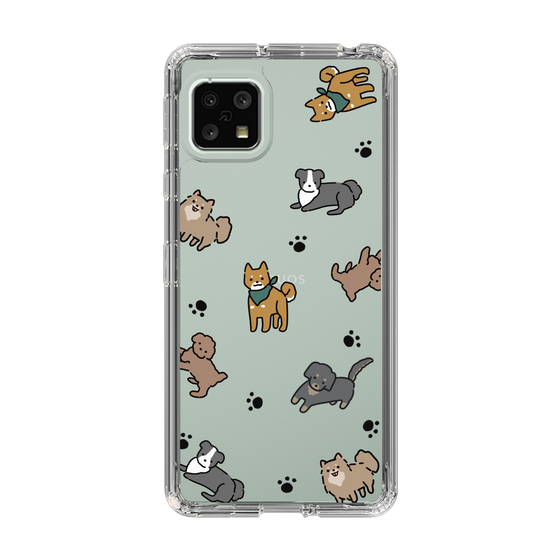 Slim Protection Case［ Original - CASEPLAY Dog All-over Pattern - color ］