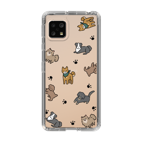Slim Protection Case［ Original - CASEPLAY Dog All-over Pattern - color ］