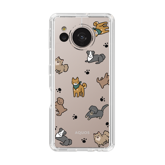 Slim Protection Case［ Original - CASEPLAY Dog All-over Pattern - color ］