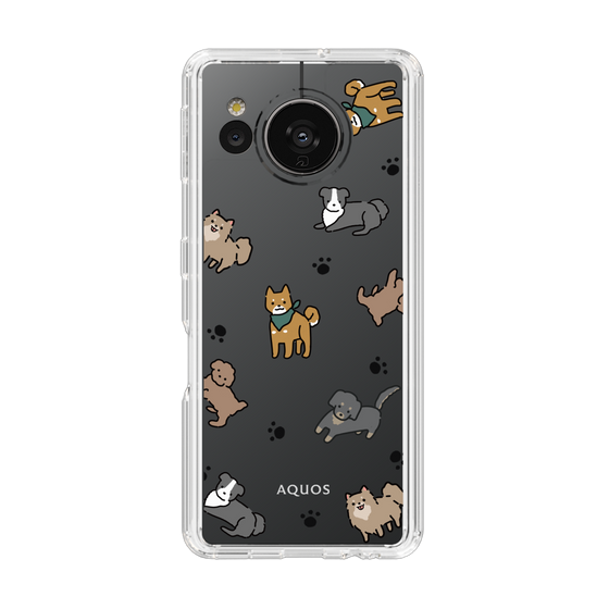 Slim Protection Case［ Original - CASEPLAY Dog All-over Pattern - color ］