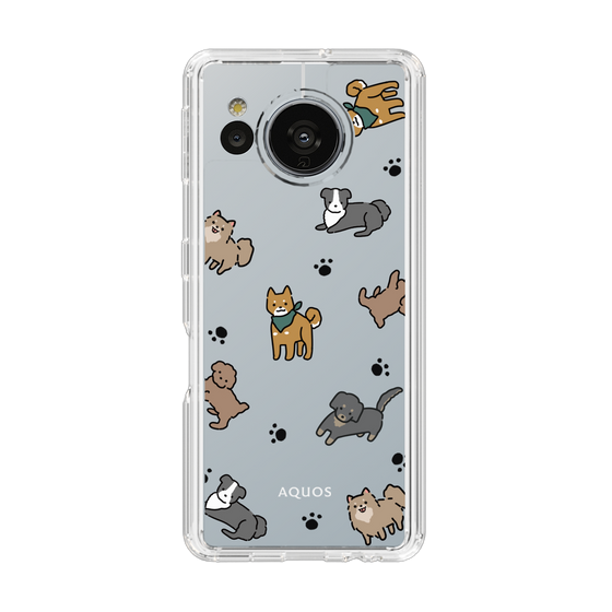 Slim Protection Case［ Original - CASEPLAY Dog All-over Pattern - color ］