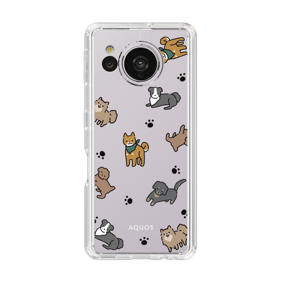 Slim Protection Case［ Original - CASEPLAY Dog All-over Pattern - color ］