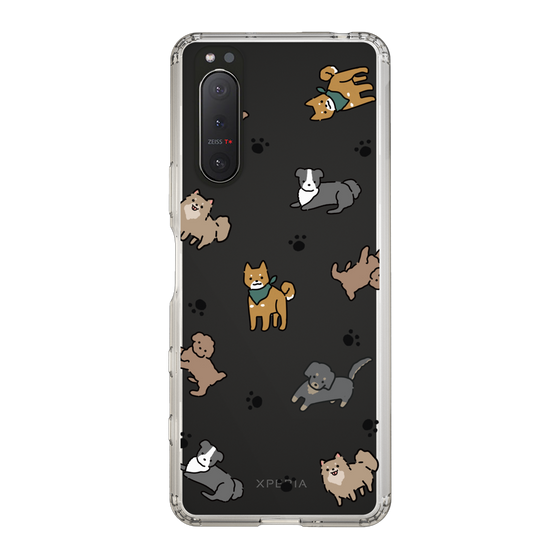 Slim Protection Case［ Original - CASEPLAY Dog All-over Pattern - color ］