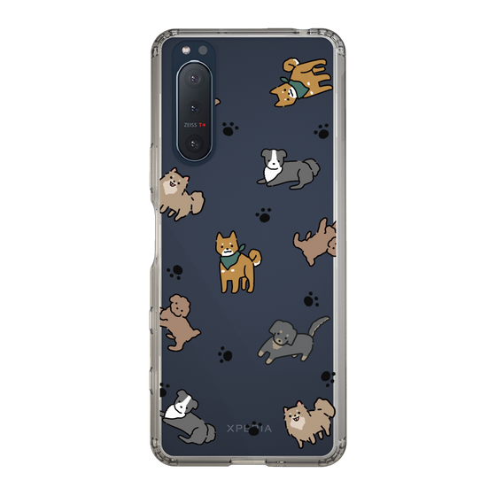 Slim Protection Case［ Original - CASEPLAY Dog All-over Pattern - color ］
