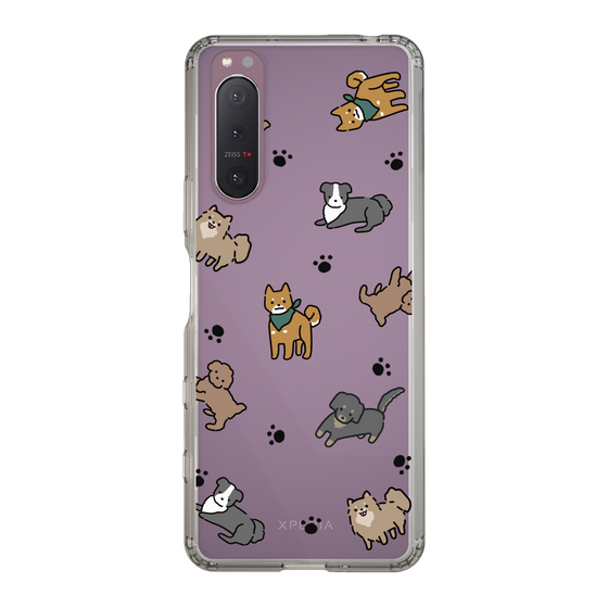 Slim Protection Case［ Original - CASEPLAY Dog All-over Pattern - color ］