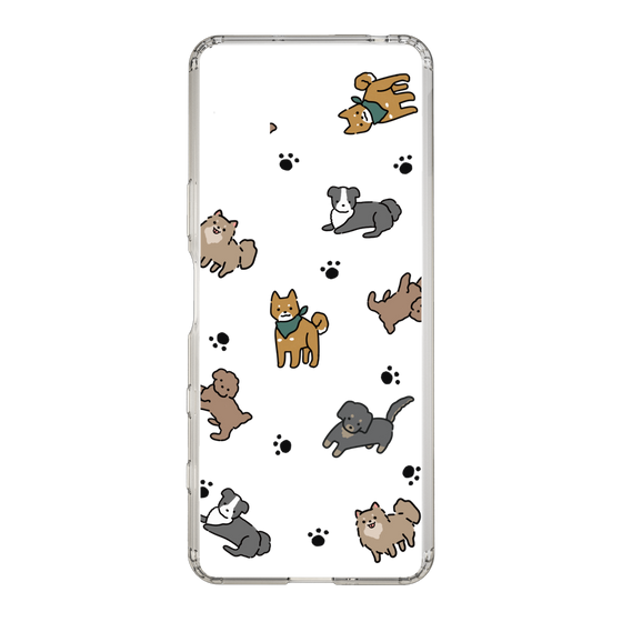 Slim Protection Case［ Original - CASEPLAY Dog All-over Pattern - color ］
