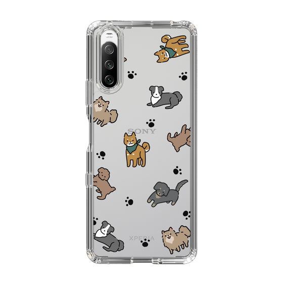 Slim Protection Case［ Original - CASEPLAY Dog All-over Pattern - color ］