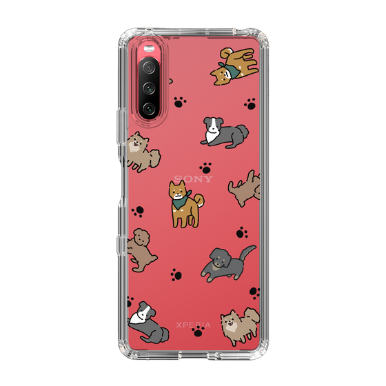 Slim Protection Case［ Original - CASEPLAY Dog All-over Pattern - color ］