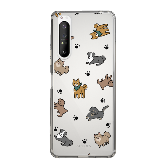 Slim Protection Case［ Original - CASEPLAY Dog All-over Pattern - color ］