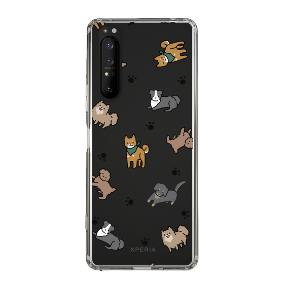 Slim Protection Case［ Original - CASEPLAY Dog All-over Pattern - color ］