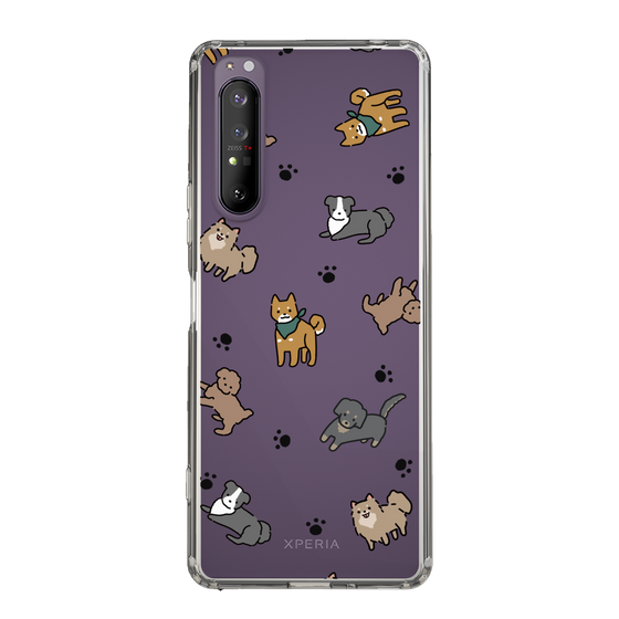 Slim Protection Case［ Original - CASEPLAY Dog All-over Pattern - color ］