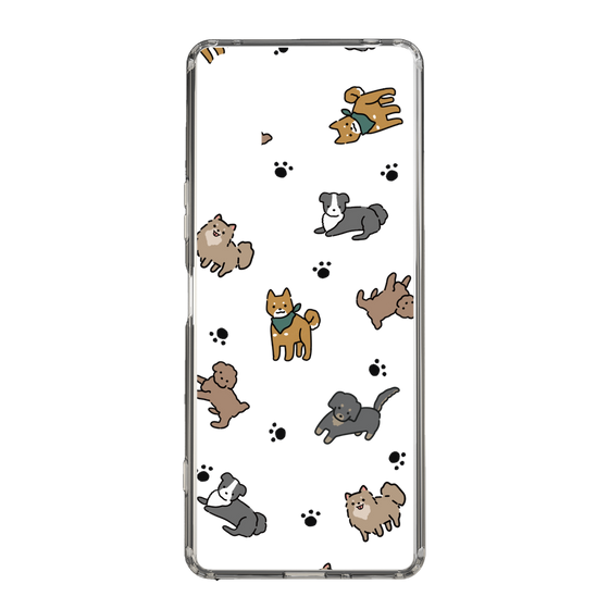 Slim Protection Case［ Original - CASEPLAY Dog All-over Pattern - color ］
