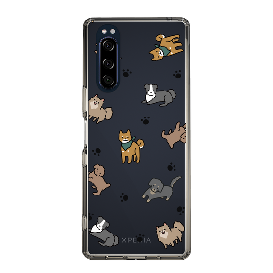 Slim Protection Case［ Original - CASEPLAY Dog All-over Pattern - color ］