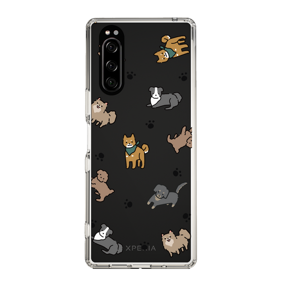 Slim Protection Case［ Original - CASEPLAY Dog All-over Pattern - color ］
