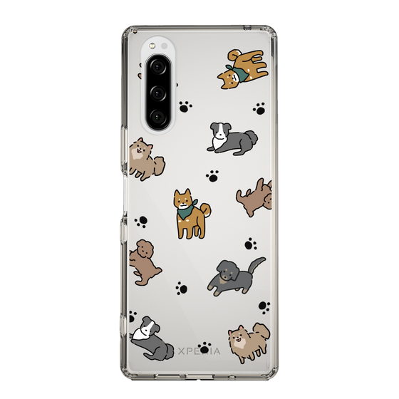 Slim Protection Case［ Original - CASEPLAY Dog All-over Pattern - color ］