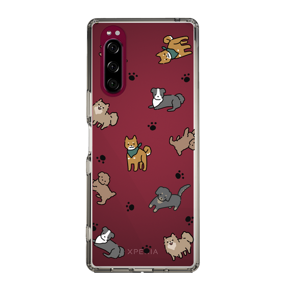 Slim Protection Case［ Original - CASEPLAY Dog All-over Pattern - color ］