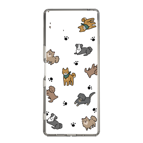 Slim Protection Case［ Original - CASEPLAY Dog All-over Pattern - color ］