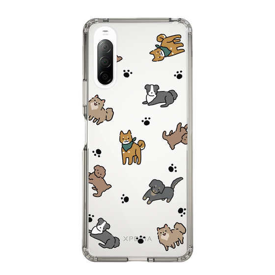 Slim Protection Case［ Original - CASEPLAY Dog All-over Pattern - color ］