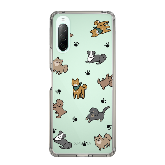 Slim Protection Case［ Original - CASEPLAY Dog All-over Pattern - color ］