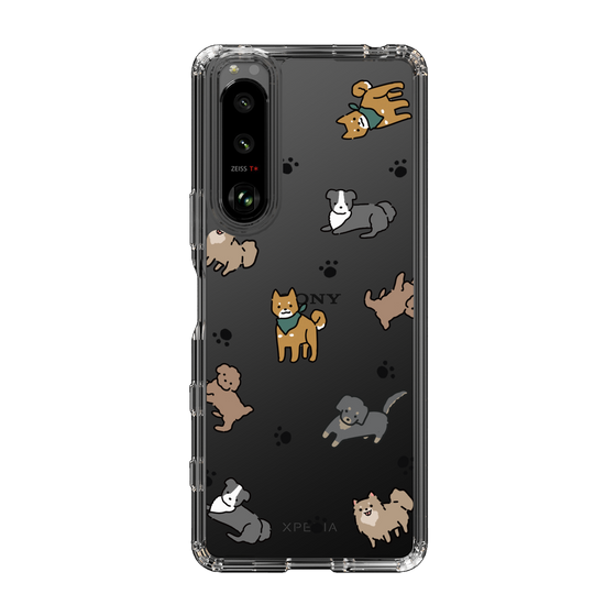 Slim Protection Case［ Original - CASEPLAY Dog All-over Pattern - color ］