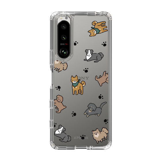 Slim Protection Case［ Original - CASEPLAY Dog All-over Pattern - color ］