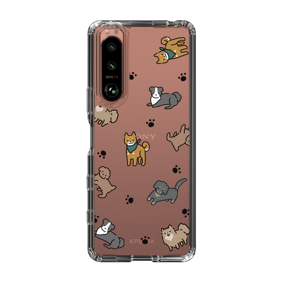 Slim Protection Case［ Original - CASEPLAY Dog All-over Pattern - color ］