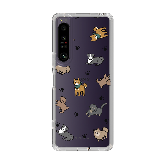 Slim Protection Case［ Original - CASEPLAY Dog All-over Pattern - color ］