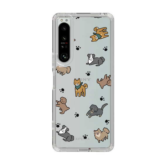 Slim Protection Case［ Original - CASEPLAY Dog All-over Pattern - color ］