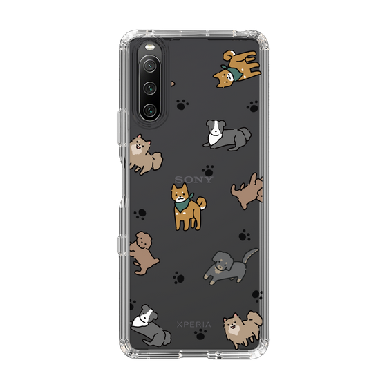 Slim Protection Case［ Original - CASEPLAY Dog All-over Pattern - color ］