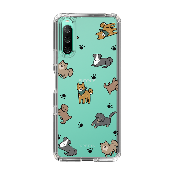 Slim Protection Case［ Original - CASEPLAY Dog All-over Pattern - color ］