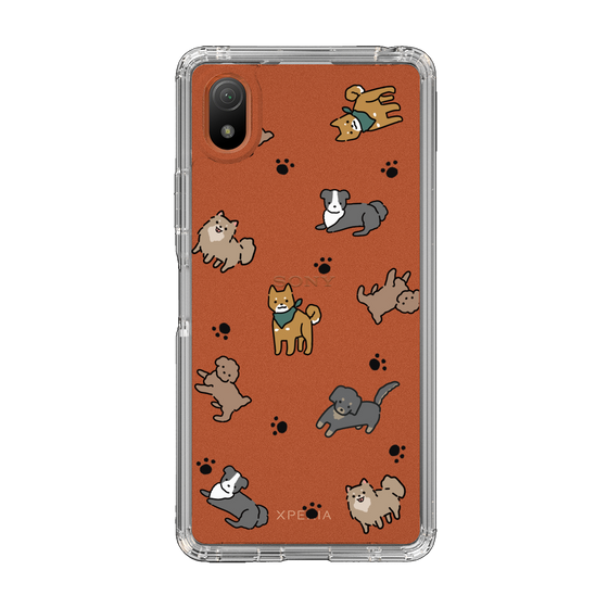 Slim Protection Case［ Original - CASEPLAY Dog All-over Pattern - color ］