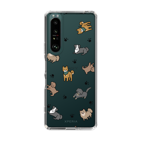Slim Protection Case［ Original - CASEPLAY Dog All-over Pattern - color ］