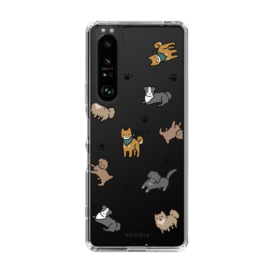Slim Protection Case［ Original - CASEPLAY Dog All-over Pattern - color ］