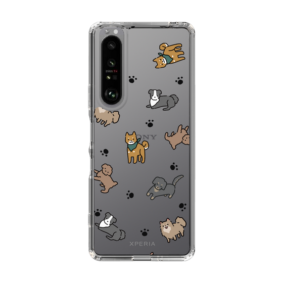 Slim Protection Case［ Original - CASEPLAY Dog All-over Pattern - color ］