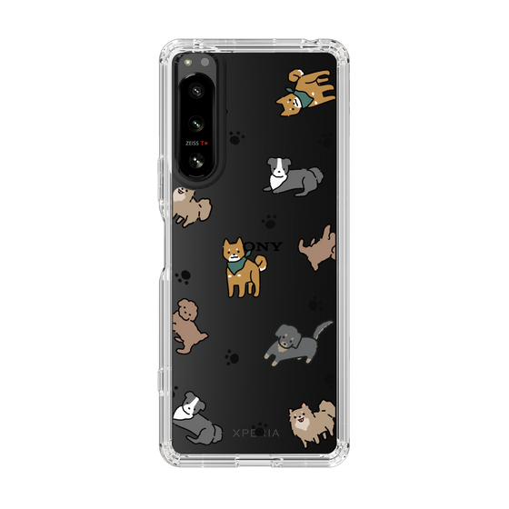 Slim Protection Case［ Original - CASEPLAY Dog All-over Pattern - color ］