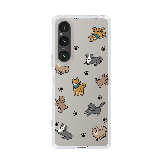 Slim Protection Case［ Original - CASEPLAY Dog All-over Pattern - color ］