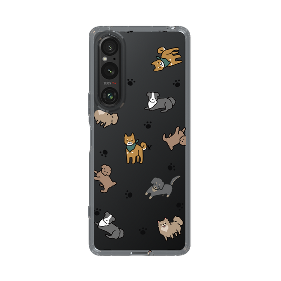 Slim Protection Case［ Original - CASEPLAY Dog All-over Pattern - color ］