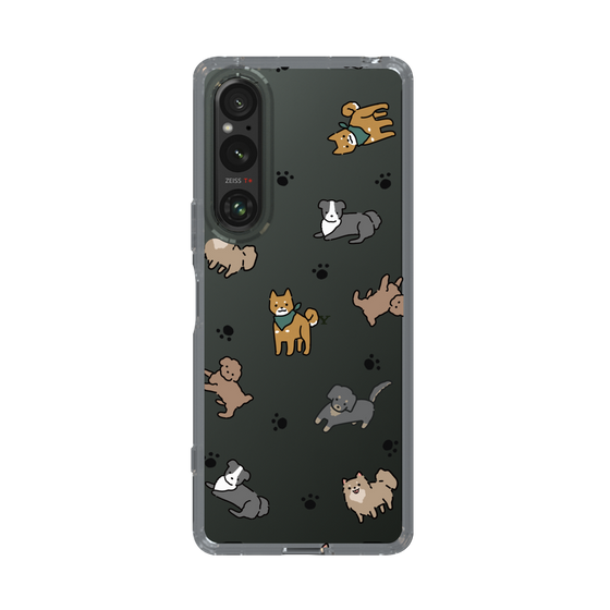 Slim Protection Case［ Original - CASEPLAY Dog All-over Pattern - color ］