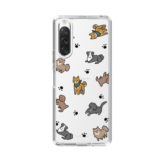 Slim Protection Case［ Original - CASEPLAY Dog All-over Pattern - color ］