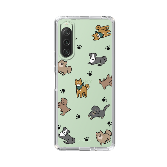 Slim Protection Case［ Original - CASEPLAY Dog All-over Pattern - color ］