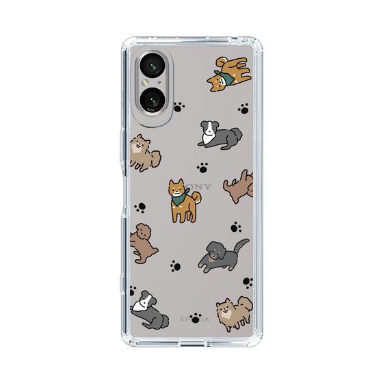 Slim Protection Case［ Original - CASEPLAY Dog All-over Pattern - color ］