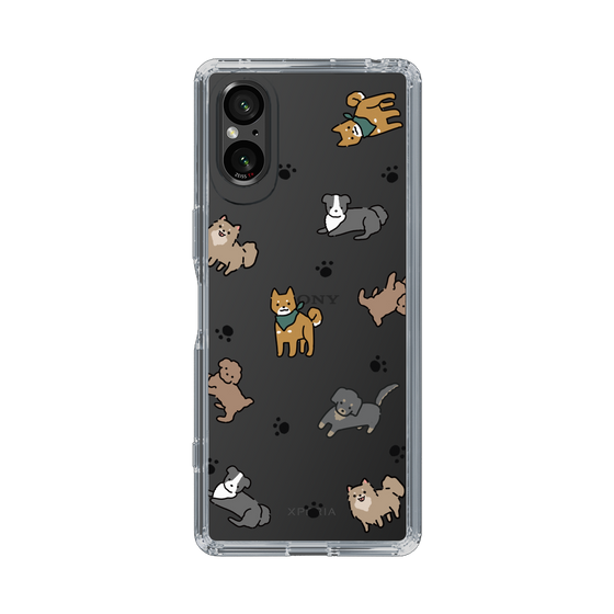 Slim Protection Case［ Original - CASEPLAY Dog All-over Pattern - color ］